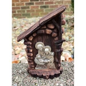 VTG Italian Nativity Scene Manger Holy Family‎ Jesus Mary Joseph Religious Decor